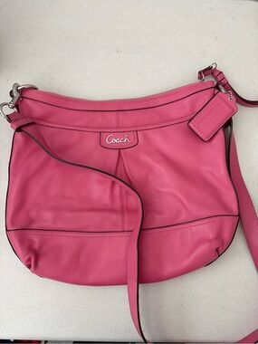 Coach Pink Leather Crossbody